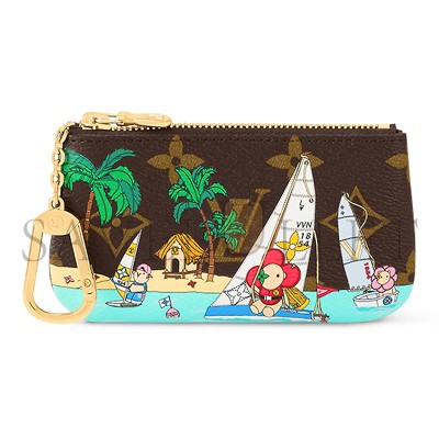 LOUIS VUITTON KEY POUCH COATED CANVAS M82615 (12*7cm) 